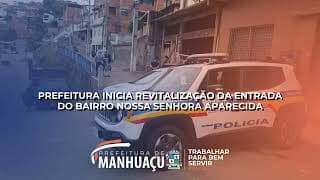 Obra de revitalização da entrada do Nossa Senhora Aparecida é iniciada